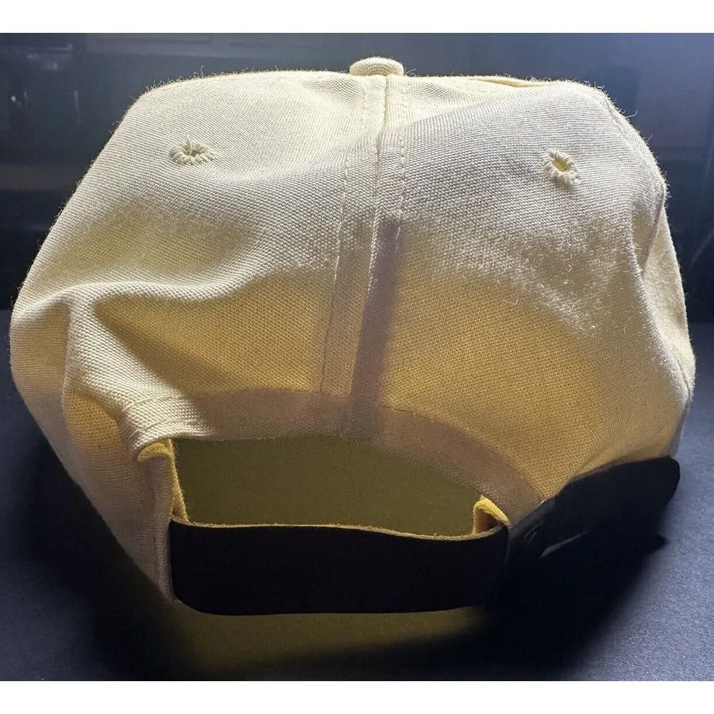 Belvedere Illinois Adjustable Hat Yellow Top-Hat‎ Excellent Condition LN